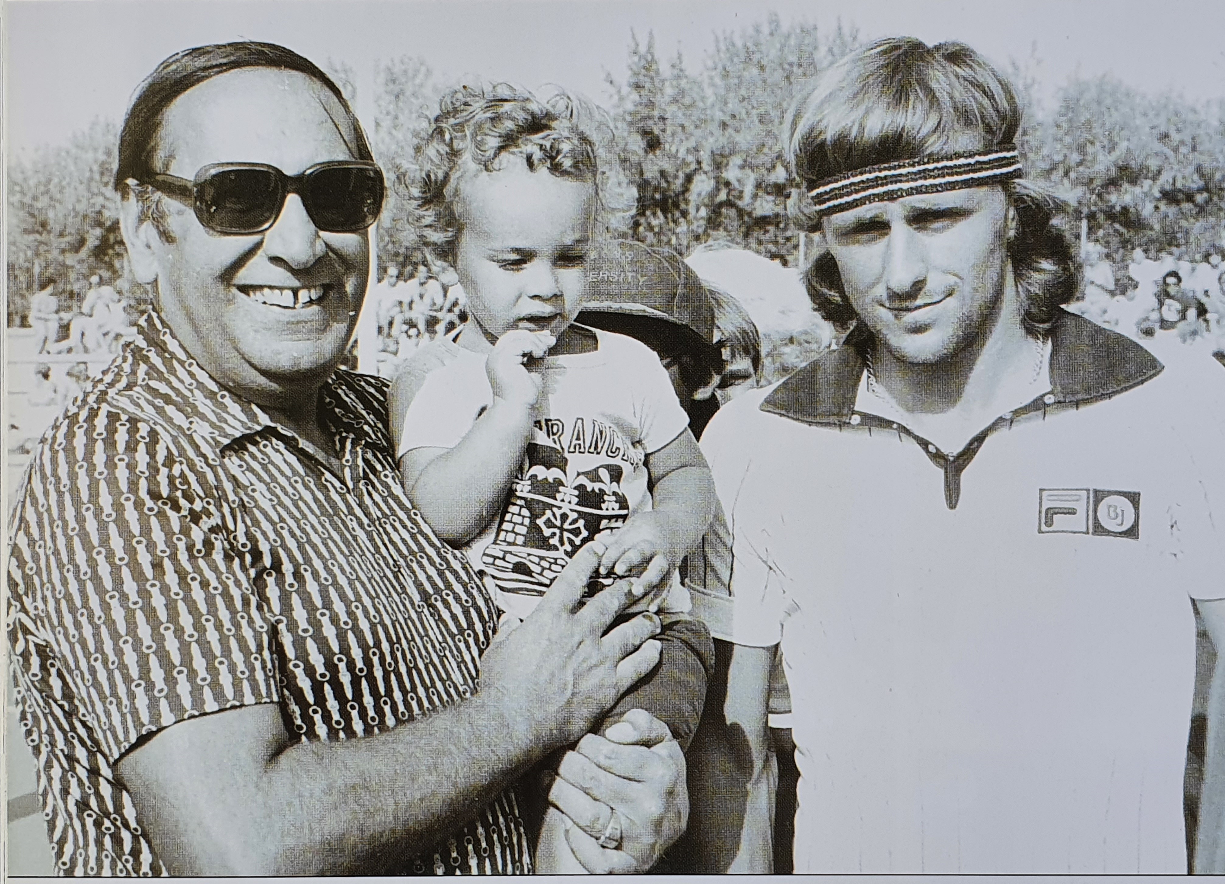 Edmond Sirjean et son petit-fils